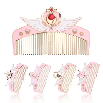 

5 Styles Cute Cardcaptor Sakura Comb Sailor Moon Makeup Comb Hair Brush Girls Hairbrush High Quality Hair Comb Girls Hairdresser