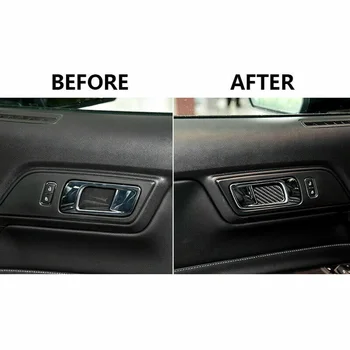 

Bowl Decoration Trim Sticker Cover Trim For Ford Mustang 2015-19 Carbon