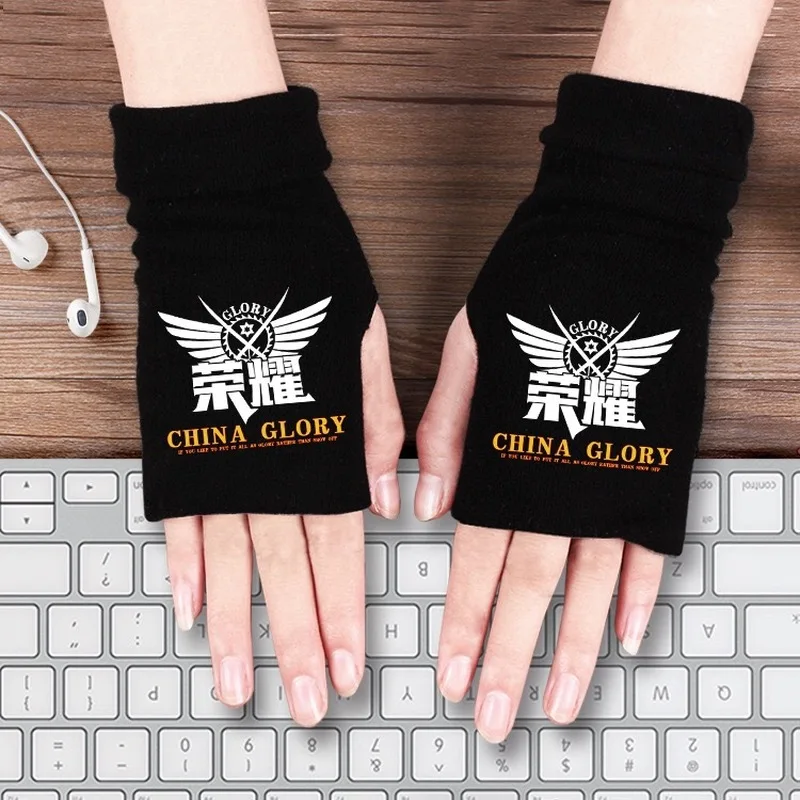 Grandmaster of Demonic Cultivation Glove Wei Wuxian Lan Wangji King Avatar Onmyoji Gintama Black Butler зимние теплые полуперчатки
