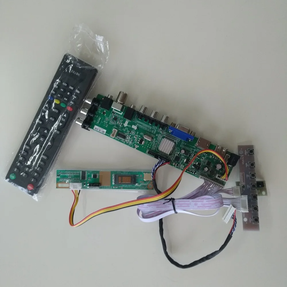 Комплект для LP171WP4(TL)(B5) 17," DVB-C DVB-T 1440X900 HDMI VGA Цифровой USB AV ЖК-панель 30pin 1 CCFL ТВ плата контроллера