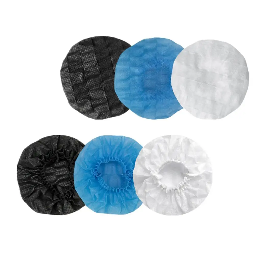 Apply to 70 100mm Ear Pad Disposable Headphone Cover Non Woven Hygienic Dustproof Sweatproof Stretchable Internet cafes Headsets