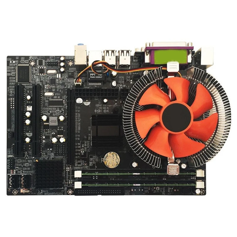  G41 Desktop Motherboard For Intel Cpu Set With Quad Core 2.66G Cpu E5430 + 4G Memory + Fan Atx Comp