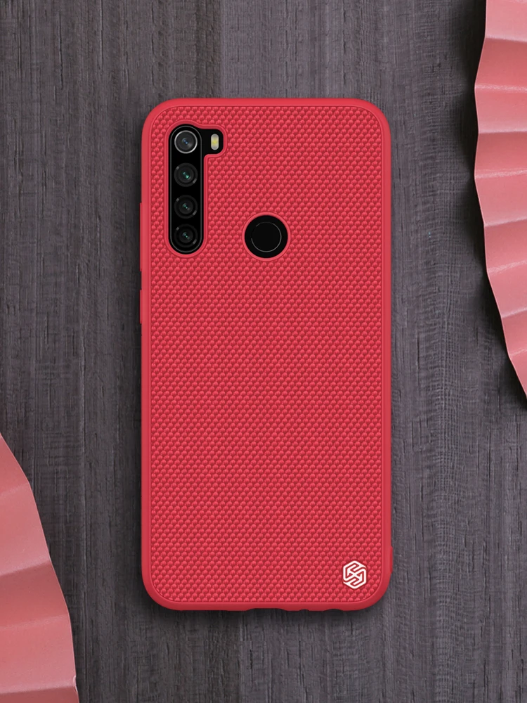 Чехол для Redmi Note 8 Pro 6,3/6,53 NILLKIN Striker PC TPU силиконовая задняя крышка в спортивном стиле для Xiaomi Redmi Note 8 Note8 Pro Чехол - Цвет: Textured Red