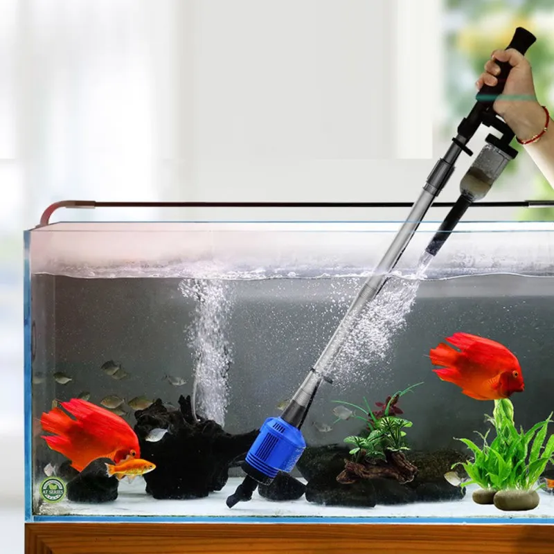 

Aquarium Pump Tools Automatic Electric Cleaner Siphon Gravel Suction Pipe Filter Fish Tank Water Change Aquarium Accessories