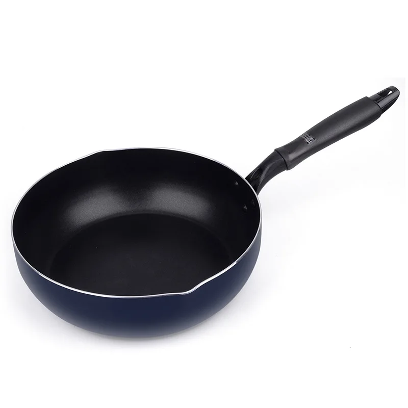 

Amazon Japanese Style Snow Pan 26cm Large Size Flat Non-stick Pot Milk Pot Baby Food Supplement Boiler Foci Universal