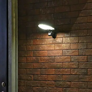 

Solar Power LED Wall Lamp Outdoor Waterproof Motion Sensor Garden Security Light Colorless Aging and Wider Irradiation Area