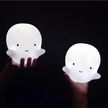 

Halloween Cute Ghost Appease Glow Night Light Feeding Light Baby Sleeping Toy Kids Christmas Gifts Home Decor