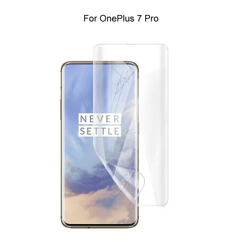 Для OnePlus 7 Pro Полное покрытие мягкая Гидрогелевая пленка защита экрана | Мобильные