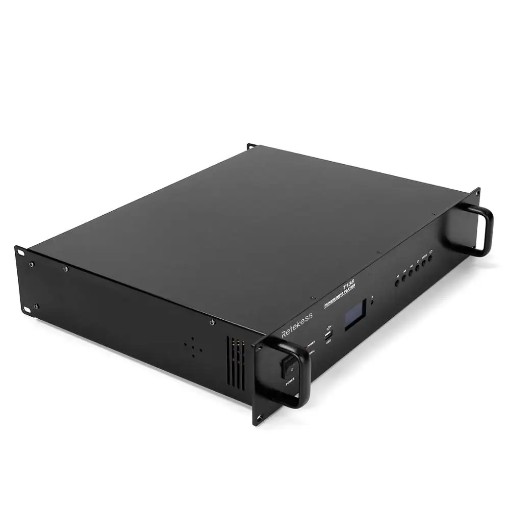 Retekess T138 lcd USB FM приемник для системы общего кампуса вещания интеллектуальная таймизированная система воспроизведения школьная церковь аэропорт