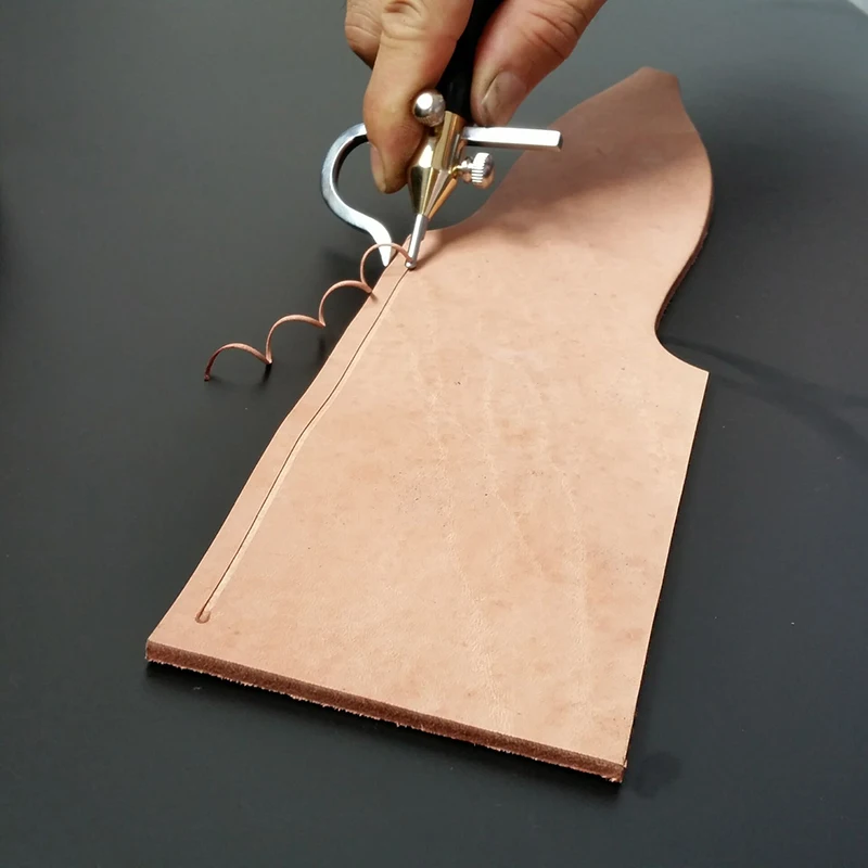Кожа Craftool Freehand строчка Groover-деревянная ручка-две спецификации