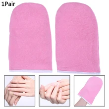 1 para woskowe rękawice ochronne parafina rękawiczki ochronne na podgrzewacz wosku Professional Mini SPA Cotton tanie tanio HNKMP CN (pochodzenie) Wax Warmer gloves