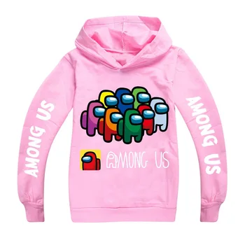 Kids Girls Boys Hoodies Children Yellow Blue Hooded Girls & Boys Sweatshirt Among us Kids Clothes for 6 8 10 12 14 16 Years 1