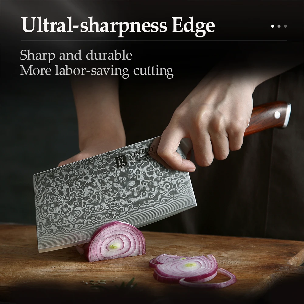 Нож для нарезки из дамасской стали 6 5 дюйма|damascus kitchen knife|japanese steel chef kniveschef knife |