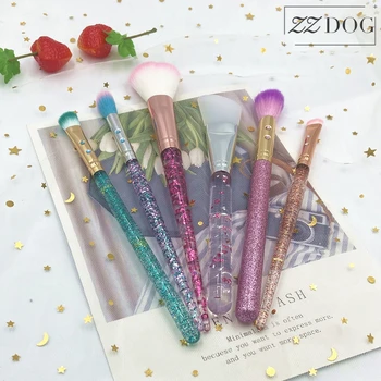 

1pcs makeup brushes eyeshadow Blush Highlight Eyeliner brush crystal handle cosmetic high quality Special offer Beauty tools