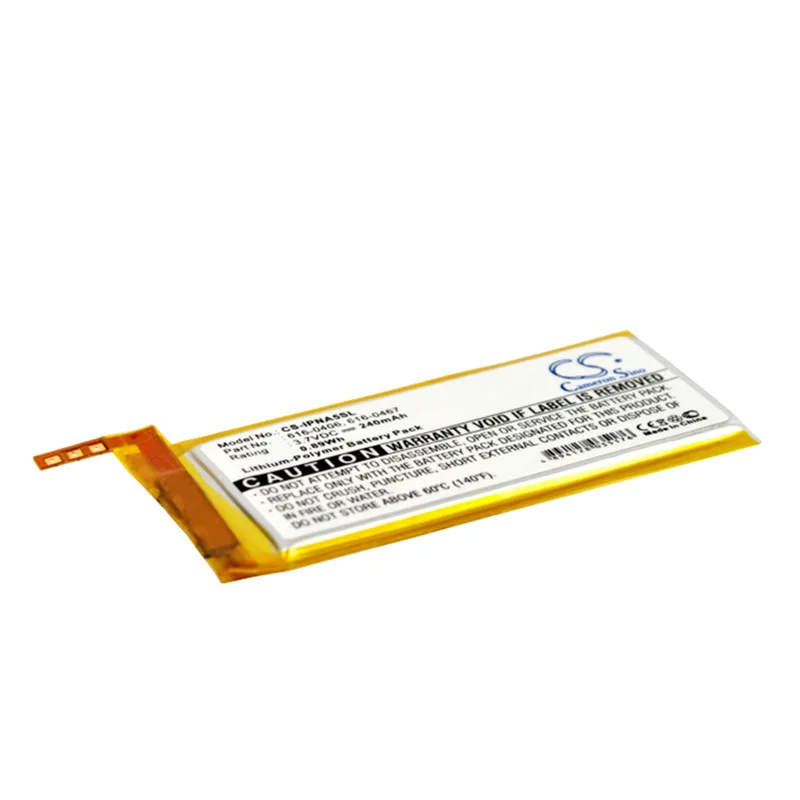 616-0467 P11G73-01-S01 Replacement Battery for Apple iPod Nano 5th 616-0406 