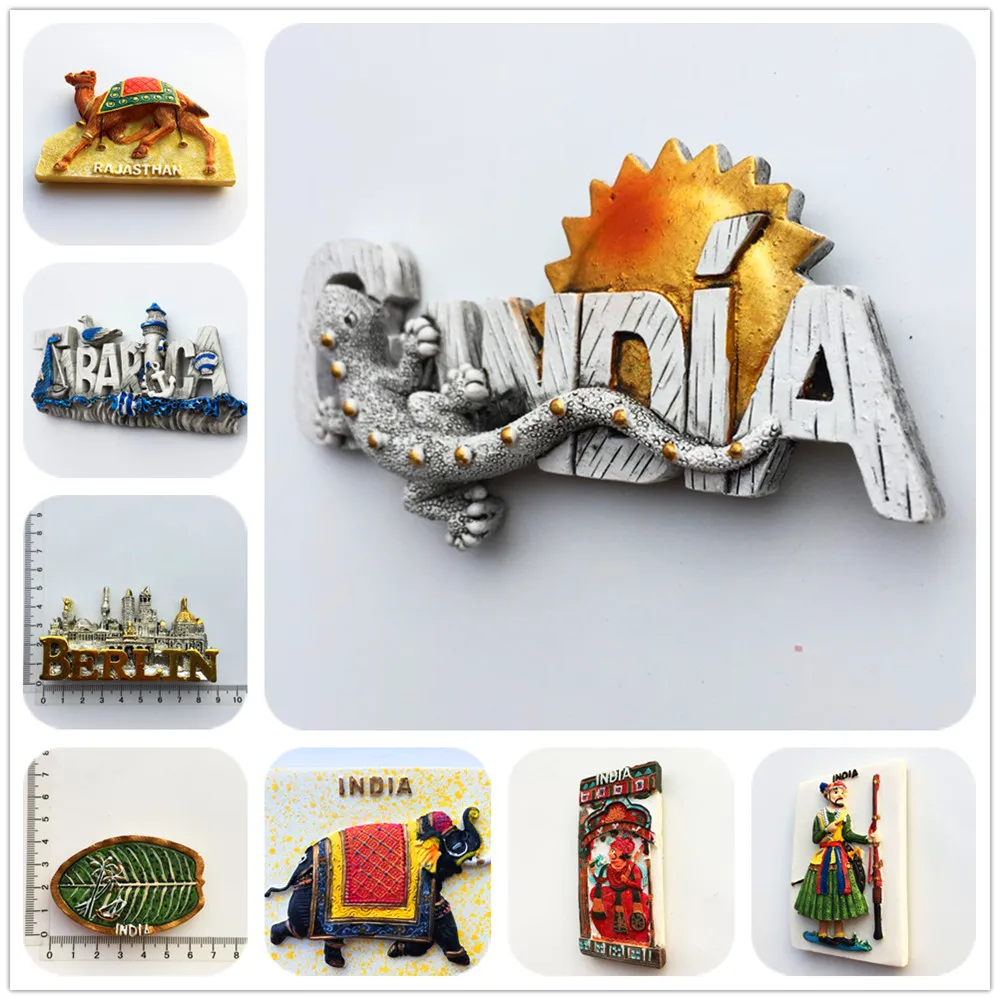 

India Britainfridge magnet Tourist Souvenir Israel Cantabria Travel Gifts Magnetic Fridge Stickers