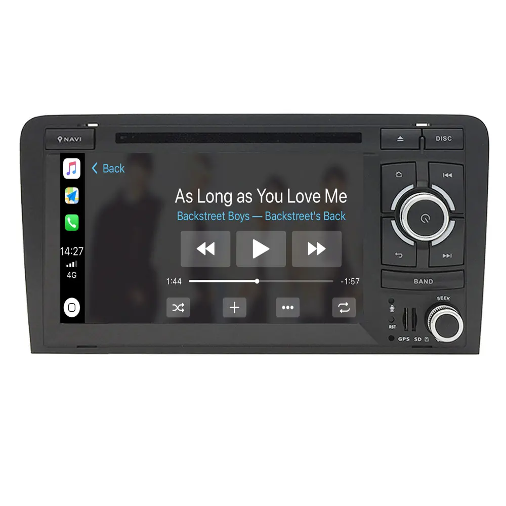 Автомагнитола на Android 9 0 со встроенным GPS Навигатором для Audi A3 8P S3 2003 2011 RS3|7 inch|7 inch car