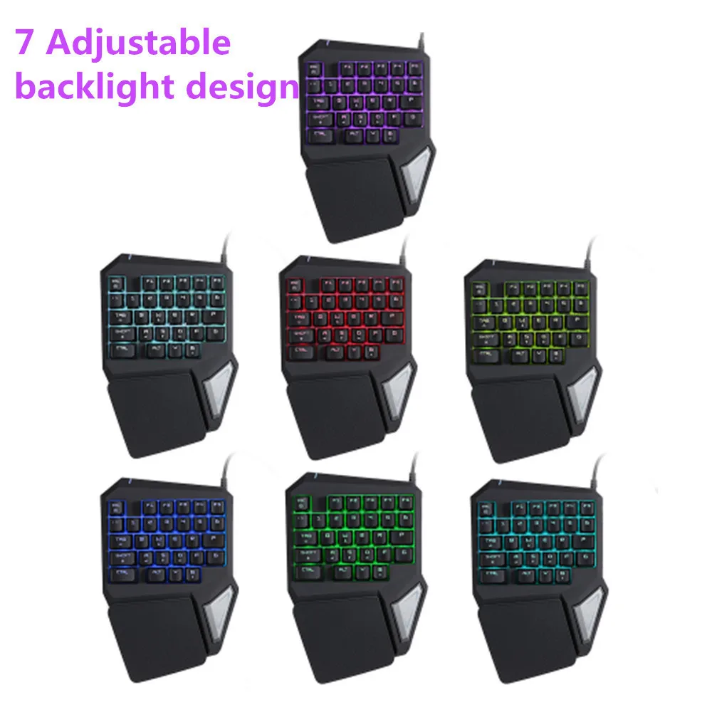 Проводная игровая клавиатура Delux T9 Pro M625 PMW3360 комбинированная эргономичная