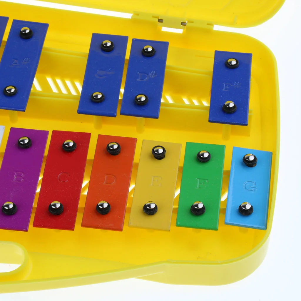 25 тонов ксилофон Glockenspiel с чехол для детей раннего образования игрушки