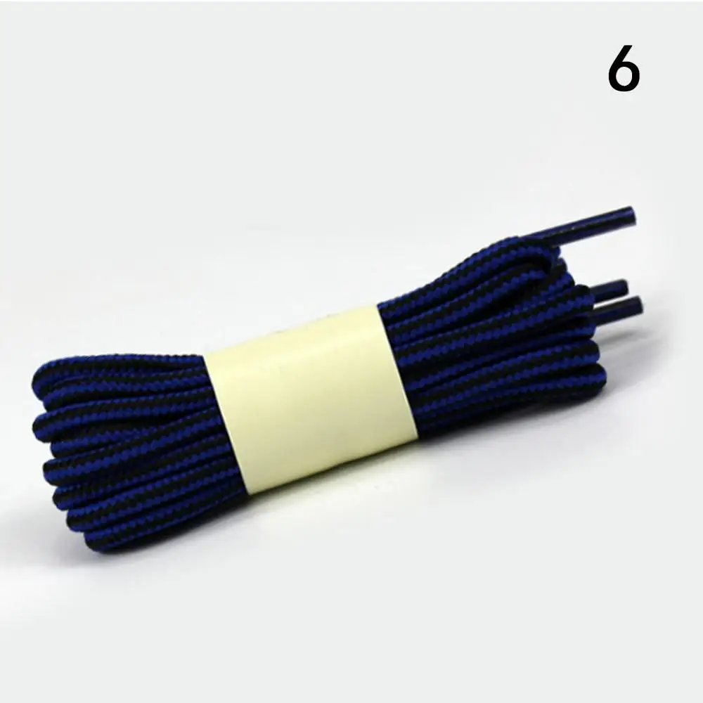 Unisex Duurzaam Sport Laarzen 120-140cm laces 1 pair Classic Casual Bold round shoelaces Black and white sports white shoe laces - Цвет: 120cm09