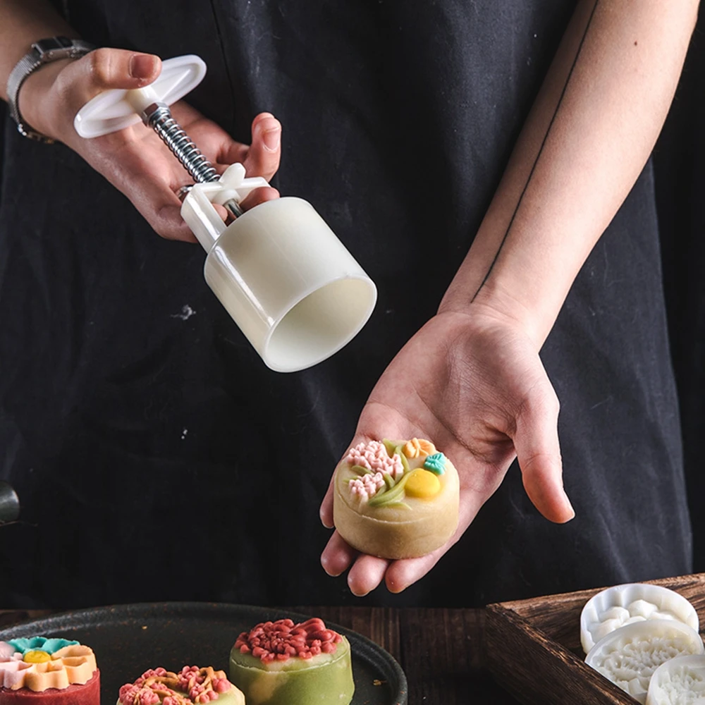 Ma'amoul Oriental Pastry Mould Form for Baking Kitchen Supplies Bakery Molds Moon Cake Tools Cookie Flower Stamp Mooncake Mold