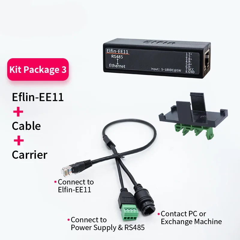 Модуль сервера TCP/IP RS485 к Ethernet EE11 последовательный сервер передачи данных (замена