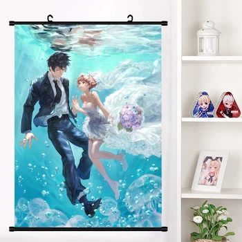 

Anime Psycho-Pass Tsunemori Akane Nobuchika Wall Scroll Mural Poster Wall Hanging Poster Otaku Home Decor Collection Art Gift