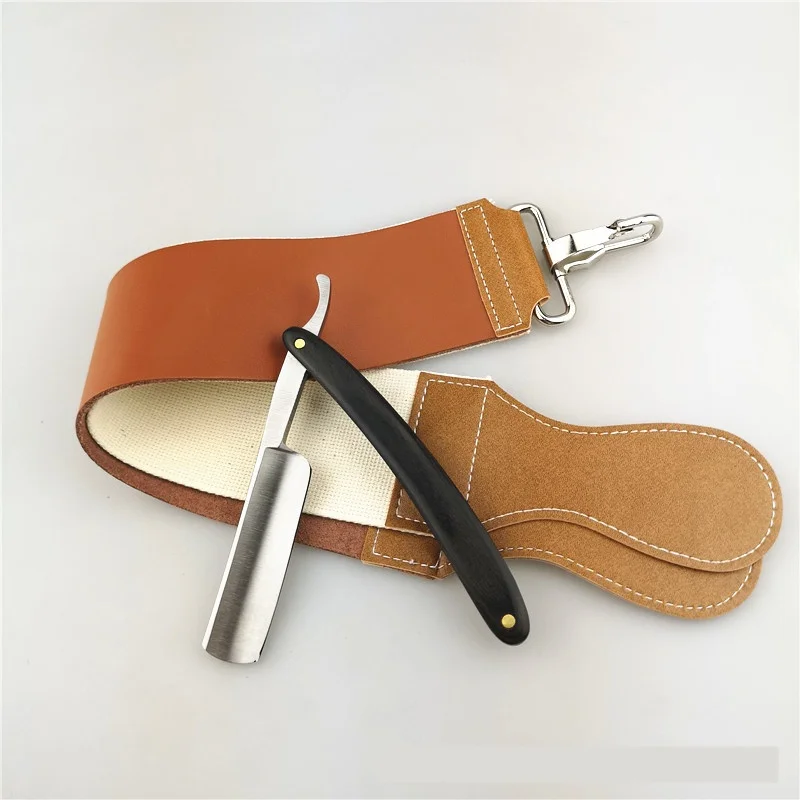 Черная бритва с деревянной ручкой, винтажная бритва и лезвия для бритья, антикварный черный складной нож для бритья G1106