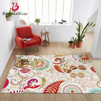

Bubble Kiss American Style Polyester Carpet Colorful Flower Pattern Carpet Home Bedroom Decoration Area Rugs Customized Carpet