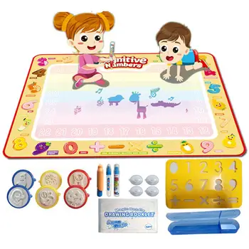 

78cm Cartoon Magic Water Drawing Coloring Book Doodle Mat Magic Pen Painting Training Carpet Kids Educational Toy Birthday Gift
