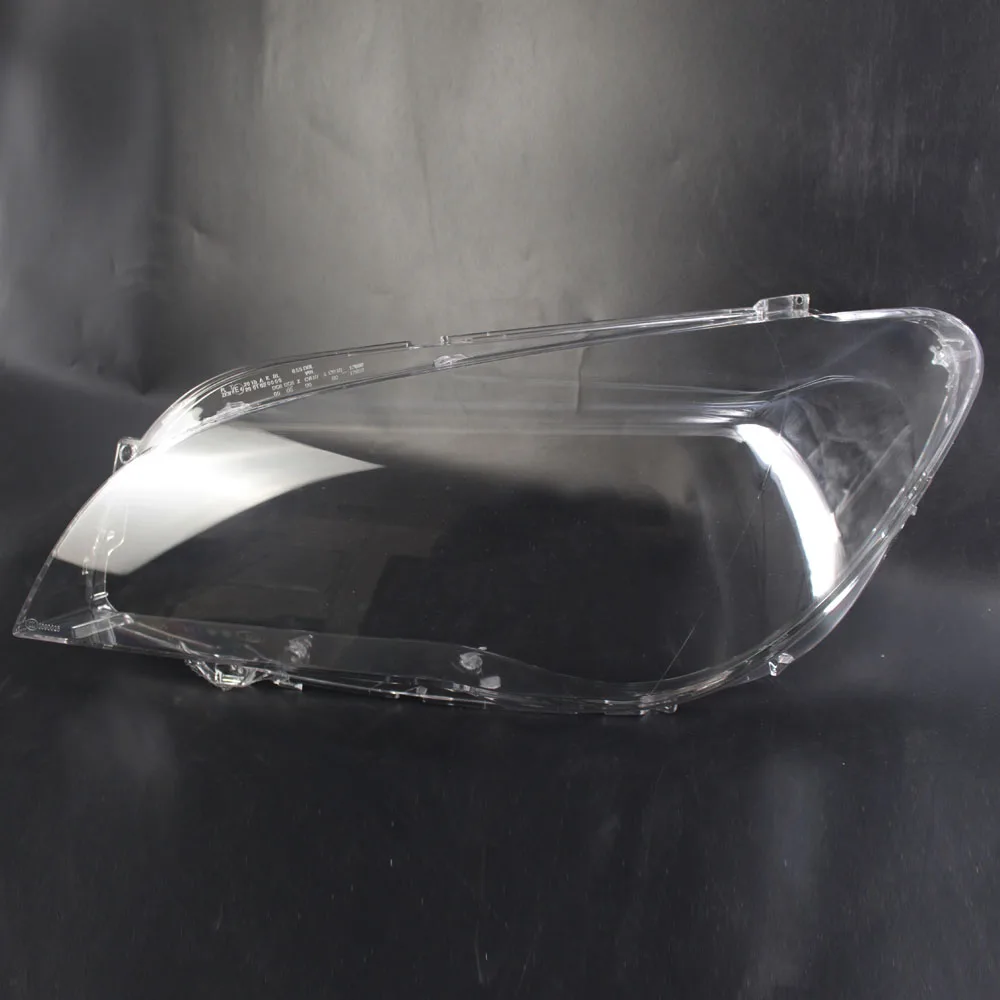Автомобильные передние фары стеклянные фары прозрачные абажуры лампы оболочки маски фары крышка объектива для BMW 7 серии 09-15 F02 F01 - Цвет: Left