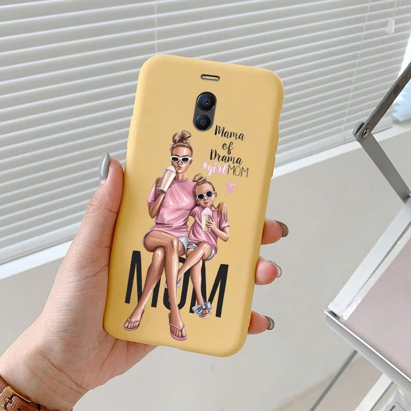 cases for meizu back For Meizu Note 3 5 6 Case Fashion Mother And Daughter Protective Shell Painted Soft Silicone Shockproof Phone Back Cover cases for meizu belt Cases For Meizu