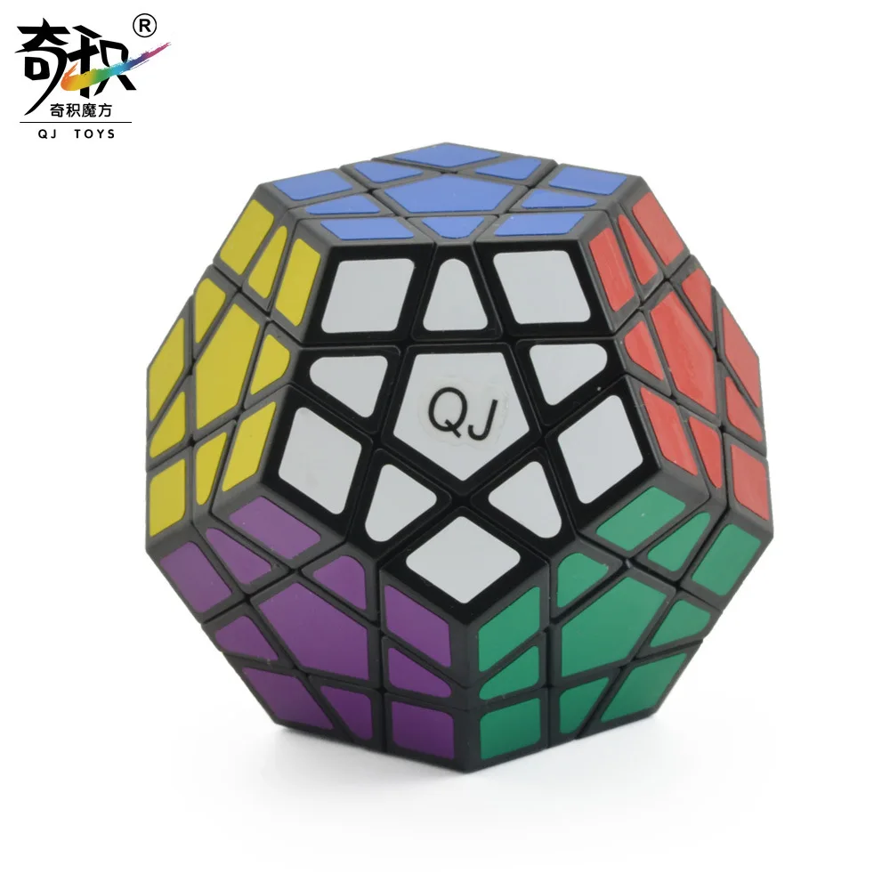[Qun jia Five Magic Cube(клейкая бумага)] три слоя 12 поверхности тела специальной формы Гладкий стабильный 3-заказ 5 Кубик Рубика Ed