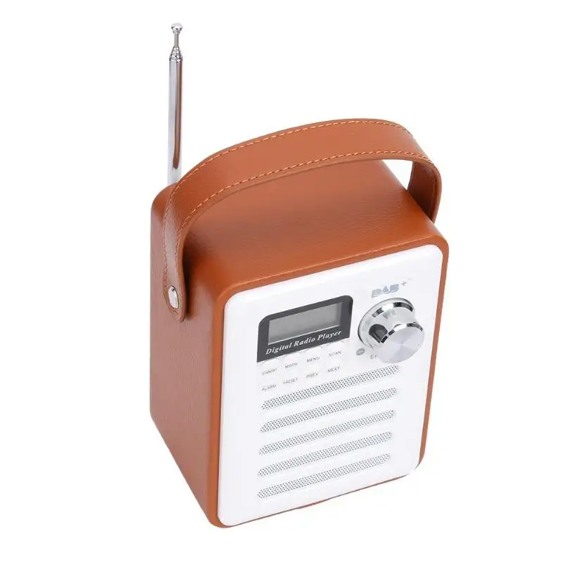 H6 DAB+ fm-приемник аудио стерео цифровое радио MP3 проигрыватель портативный Перезаряжаемый Bluetooth USB Деревянный Ретро ЖК-дисплей