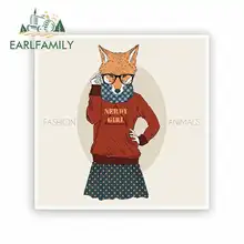 EARLFAMILY 13cm x 13cm Funny Car Stickers Cool Hipster Fashion Vinyl JDM Bumper Trunk Truck Graphics Sunscreen Car Accessories