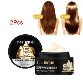

Magical Keratin Hair Treatment Mask 5 Seconds Repairs Damage Hair Root Hair Hot Hair Care Essential Oil 60ml