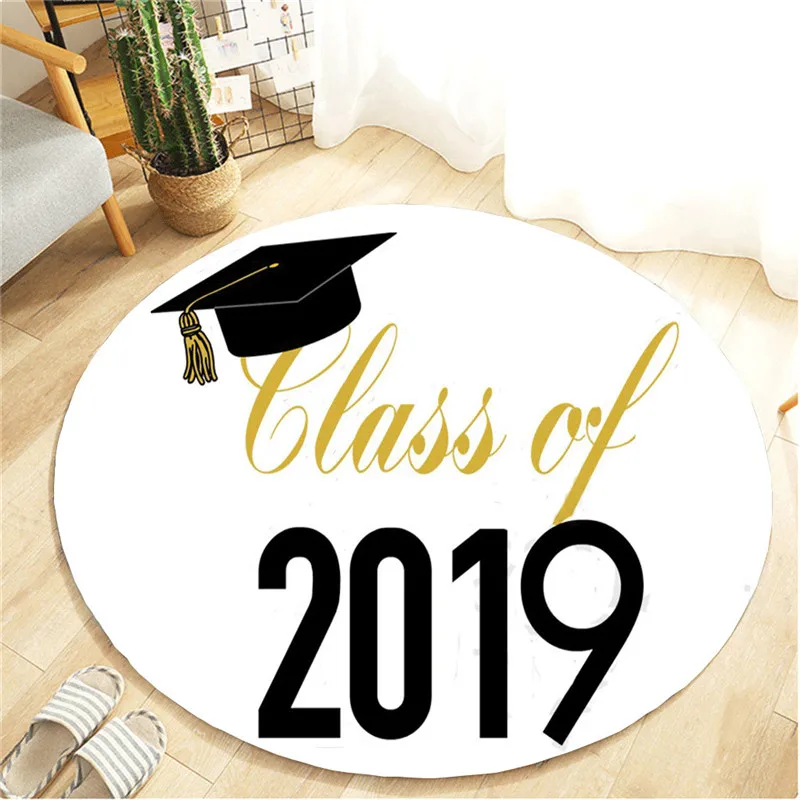 Выпускной сезон фланель гостиная детская комната ковер 60 см Коврик для спальни градиентный цвет пушистый@ C