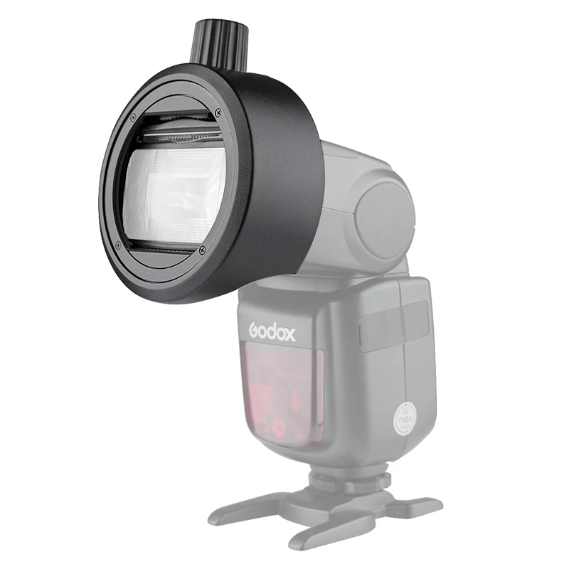 In-Stock-Godox-S-R1-with-AK-R1-Flash-Speedlight-Adapter-Barn-Door-Snoot-Color-Filter(3)