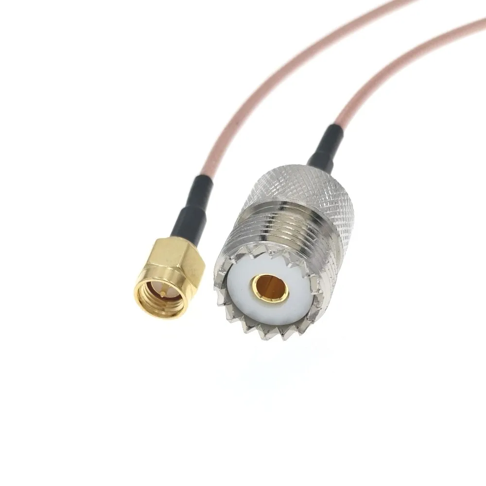 Переходник SMA Male-UHF SO239 (PL259) Female RG316 8 &quot20 см RF Pigtail | Обустройство дома