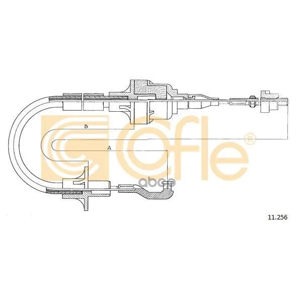 Трос Сцепления Opel Kadett E All- Astra All 9/84- Cofle арт. 11.256
