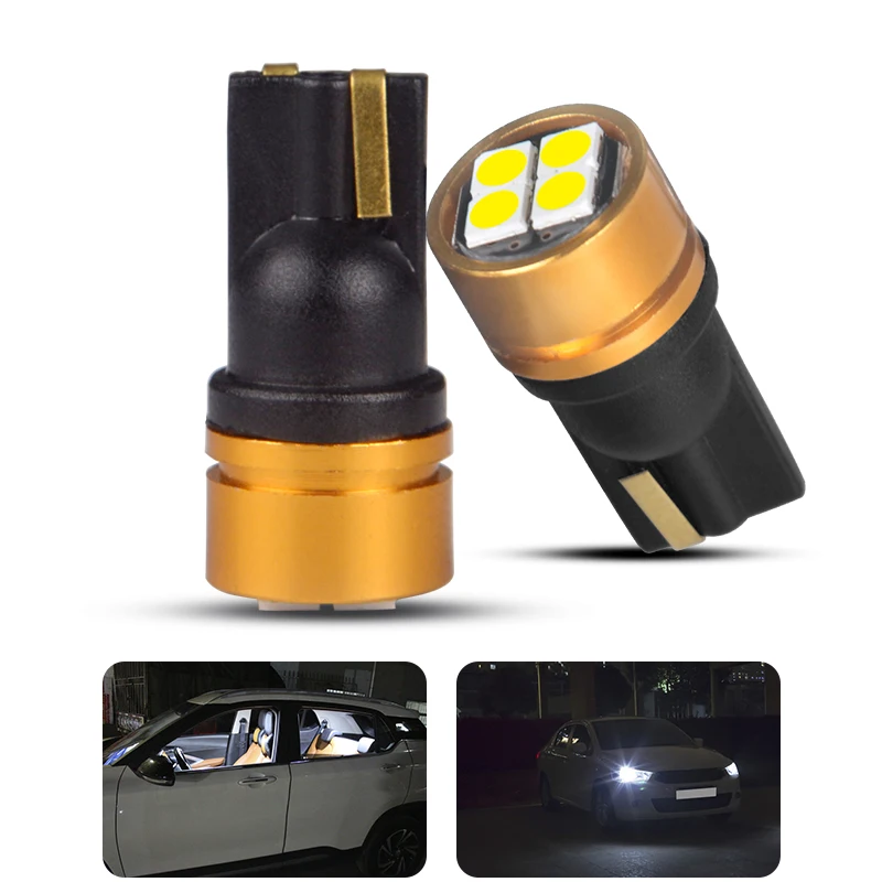 

DERI 1Pair T10 W5W 194 Car Turn Signal Lights LED Car Clearance Parking Light Reading Light for Toyota Corolla Opel Audi BMW