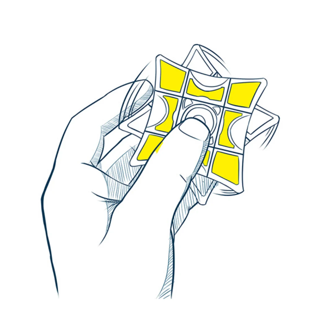 IQ-Cubes QiYi Fingertip Gyro 1x3 куб высокоскоростной куб головоломка Волшебные профессиональные обучающие и обучающие кубики magicos детские игрушки