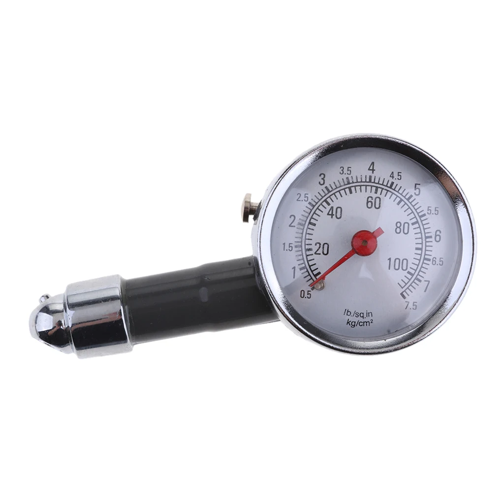 0-100 PSI 7.5Kg/m2 Portable Accurate Motor Car Tyre Tire Air Pressure Gauge