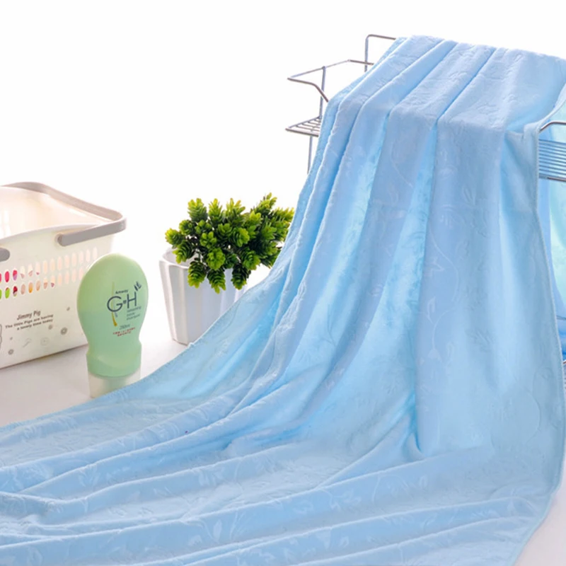 Горячая пляжное полотенце с принтом медведя однотонные банные полотенца из микрофибры прямоугольное полотенце для ванной комнаты моющийся Декор 70*140 см