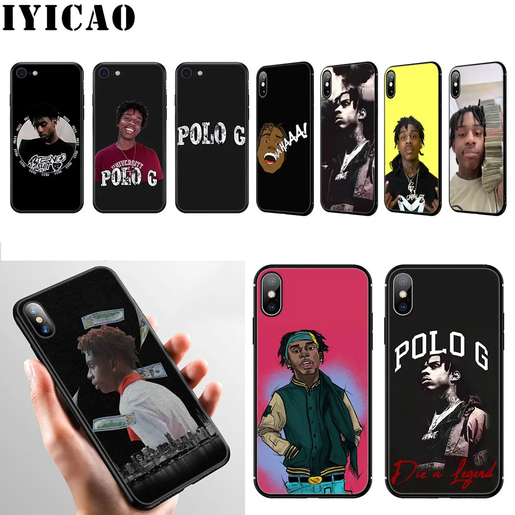 Мягкий силиконовый чехол Rapper Polo G для iPhone 11 Pro Max XR X XS 6 6S 7 8 Plus 5 5S SE телефона |