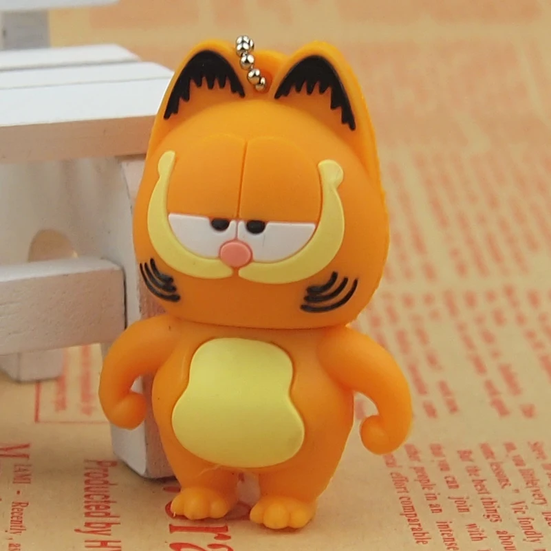 Милый очаровательный USB флеш накопитель Garfield 128 Мб 32 ГБ 64 2 0 для детей подарки