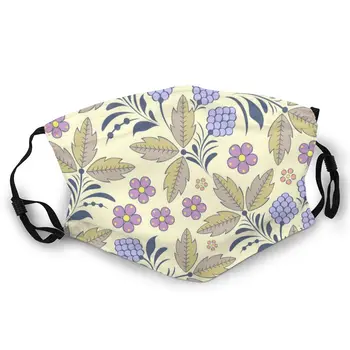 

Grape Flower Double-sided printed dustproof and windproof mask, can be cleaned and reused, suitable for outdoor sports