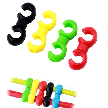 

20x Bike Brake Cable Guide Housing Line Holder Hose S Clip for MTB Road Bicycle