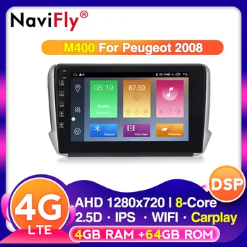 

Android 10 Radio RDS For Peugeot 2008 car Multimed player 2015 2016 2017 2018 with wifi radio Audio gps navigator carplay