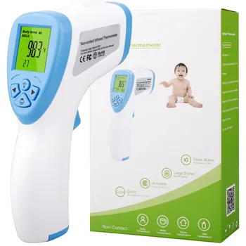 

LCD Digital Temperature Gun Non-contact Infrared thermometer Forehead thermometer Hand-held Baby Adult Temperature Instruments